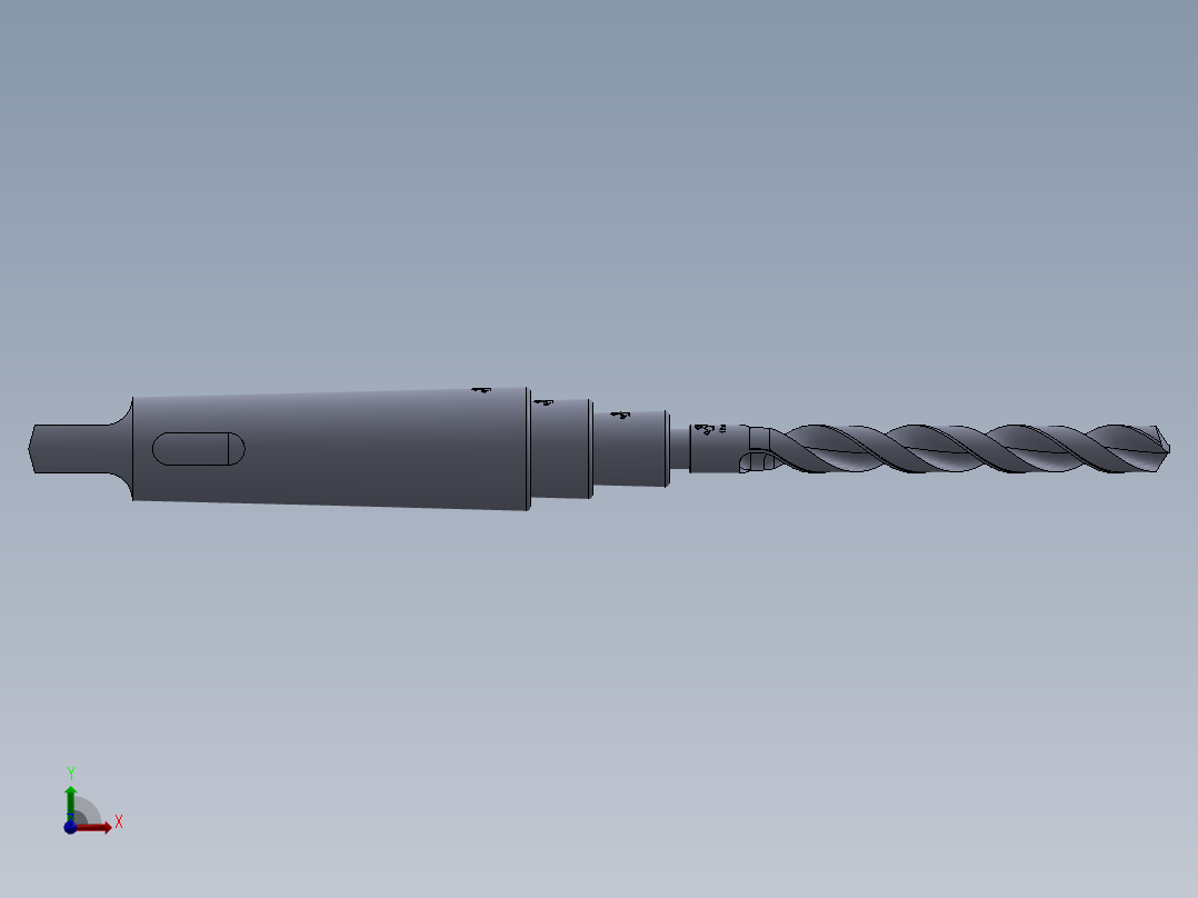 电钻 钻头1 (20)前视图