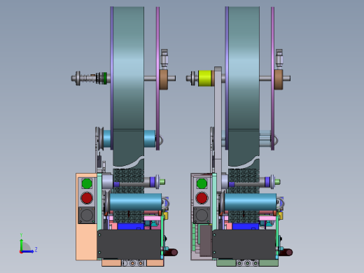 nsulator双feeder出标机sw20可编辑左视缩略图
