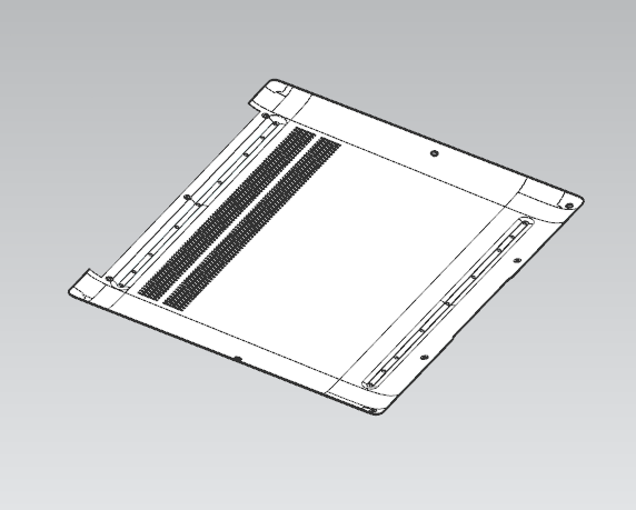 笔记本散热壳铣PL面+侧面编程程序模型