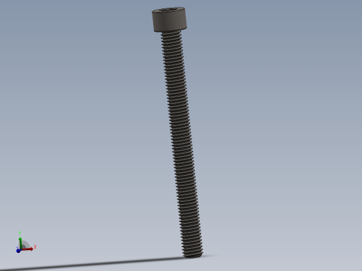 Screw_DIN_912_M8x90F_A2.SLDPRT公制内六角螺钉