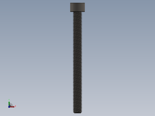 Screw_DIN_912_M8x90F_A2.SLDPRT公制内六角螺钉前视缩略图