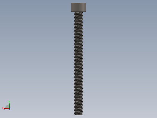 Screw_DIN_912_M8x90F_A2.SLDPRT公制内六角螺钉后视缩略图
