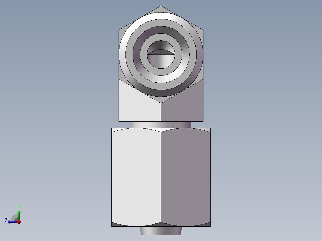 直角组合接头、2C9-12右视图