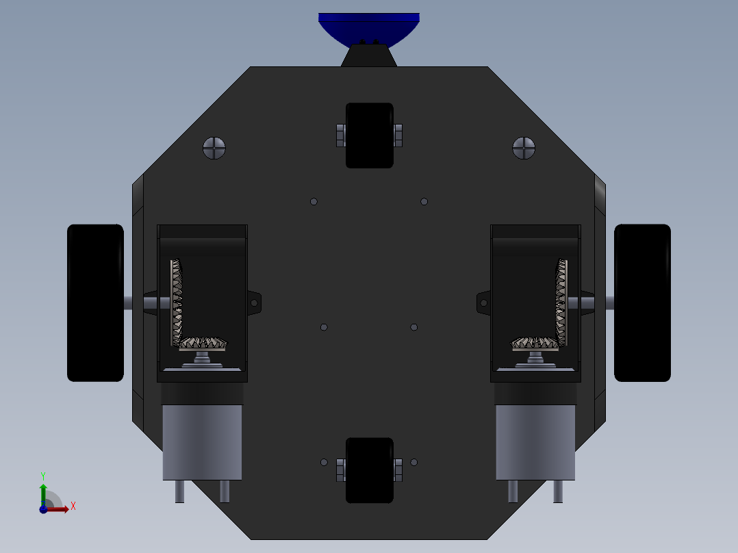 AGV小车、AGV(80)前视图