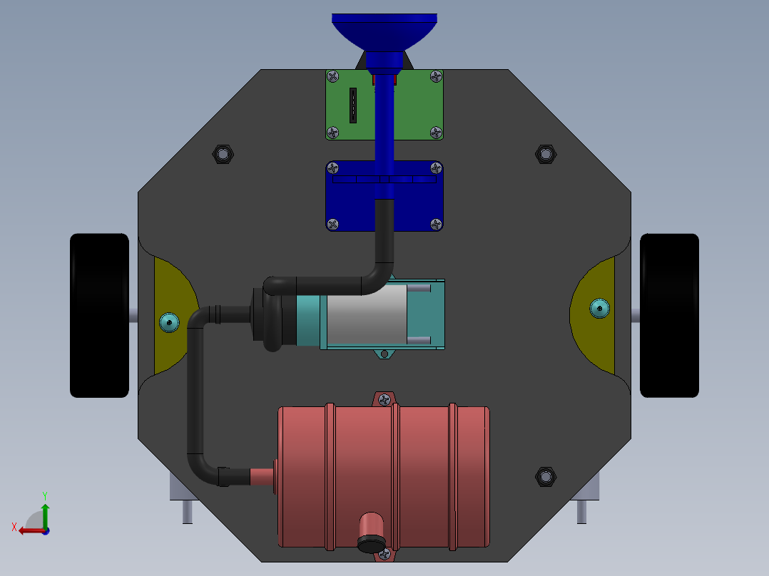 AGV小车、AGV(80)后视图