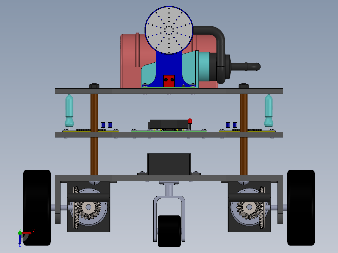 AGV小车、AGV(80)俯视图