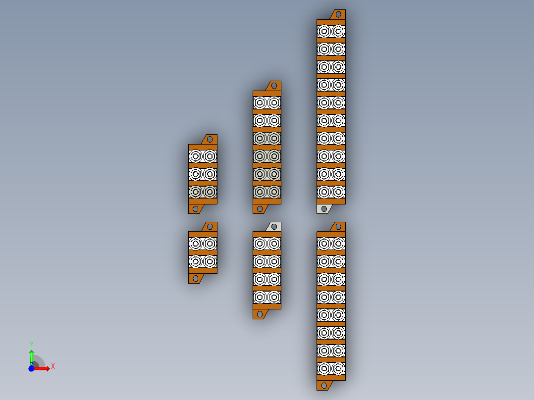 接插件(105)前视图