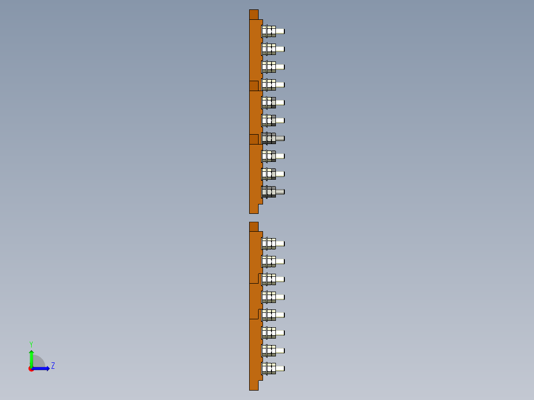 接插件(105)左视图