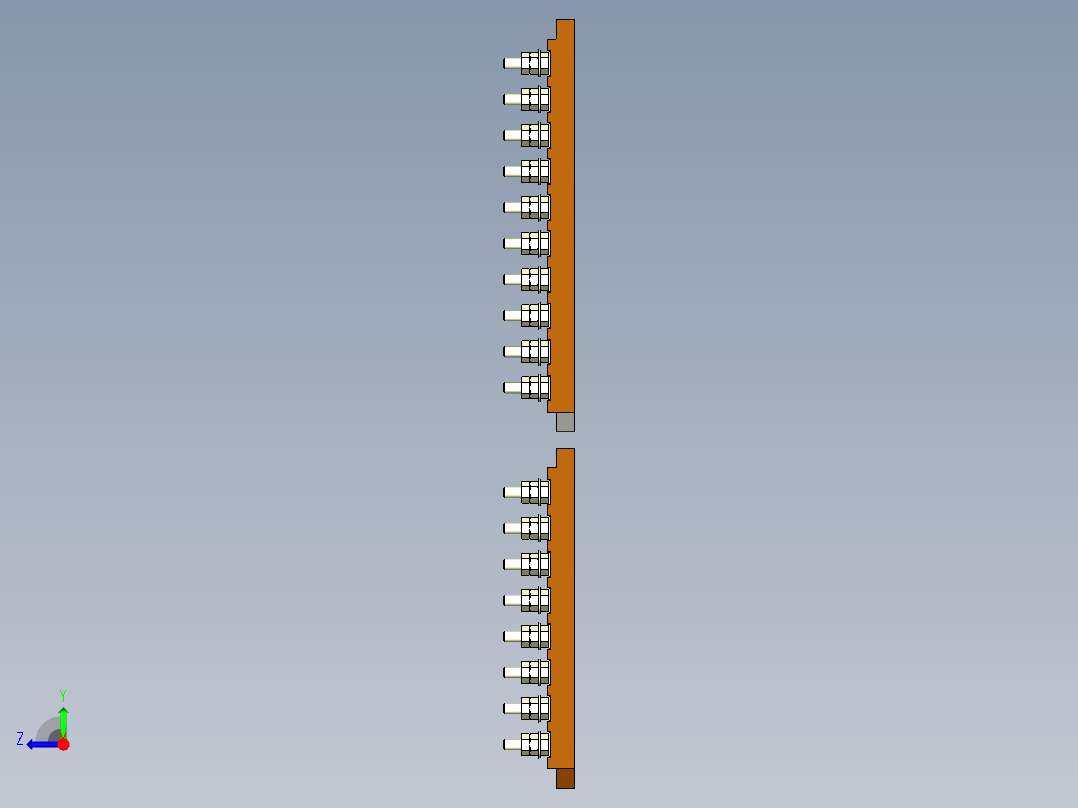 接插件(105)右视图