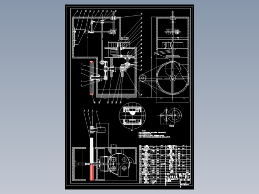 JX0976-钢丝绳电动葫芦起升用减速器设计