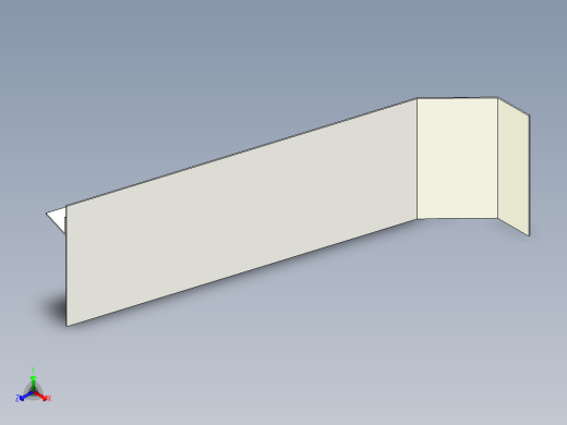 兄弟机床S500S700左立板正等轴测缩略图