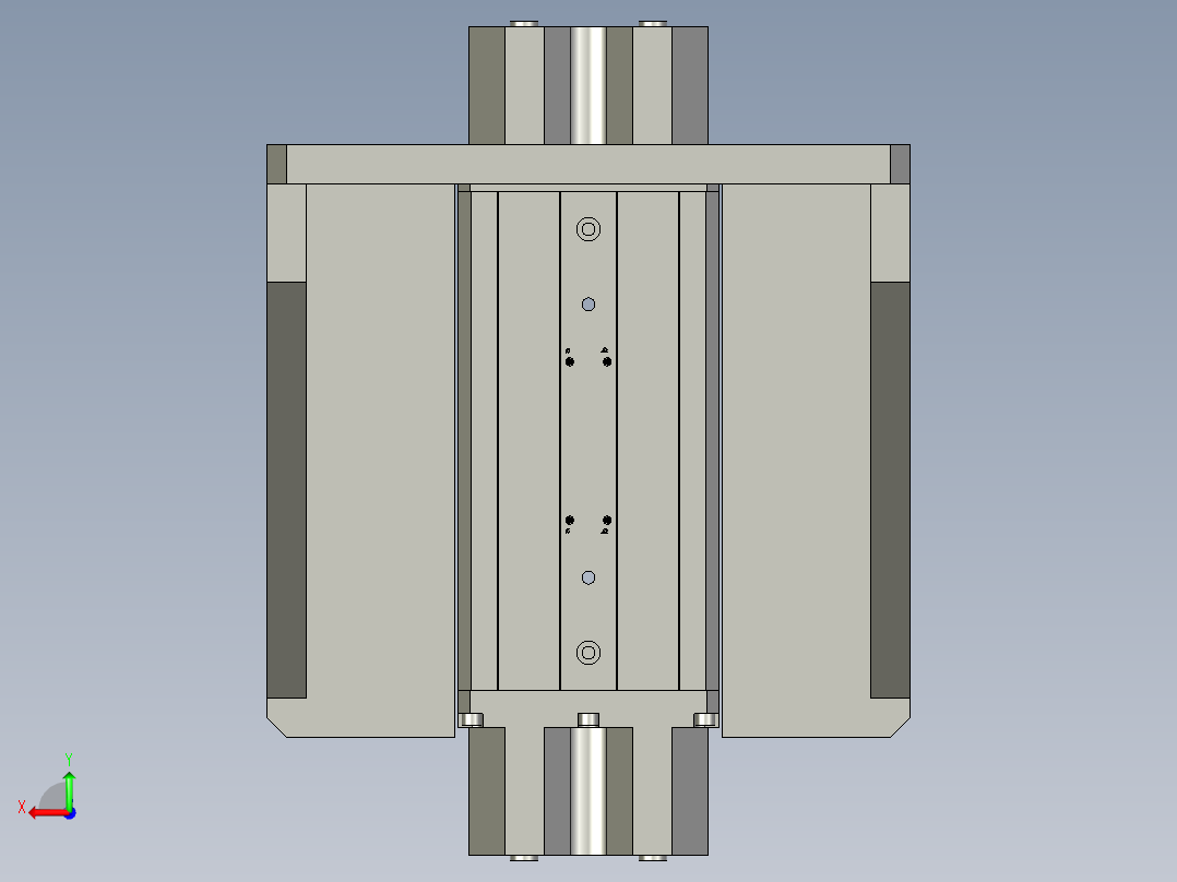机器人夹具装配体B后视图