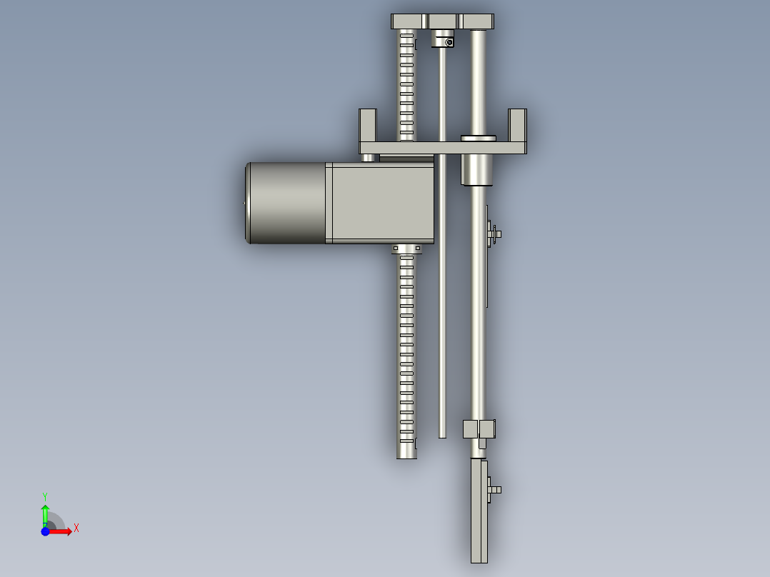 YSZ150B-06-02-00顶料组件前视图