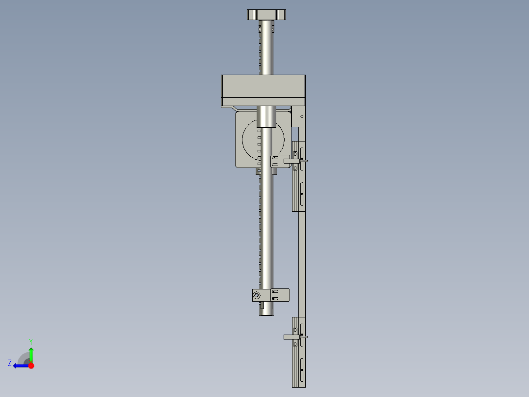 YSZ150B-06-02-00顶料组件右视图