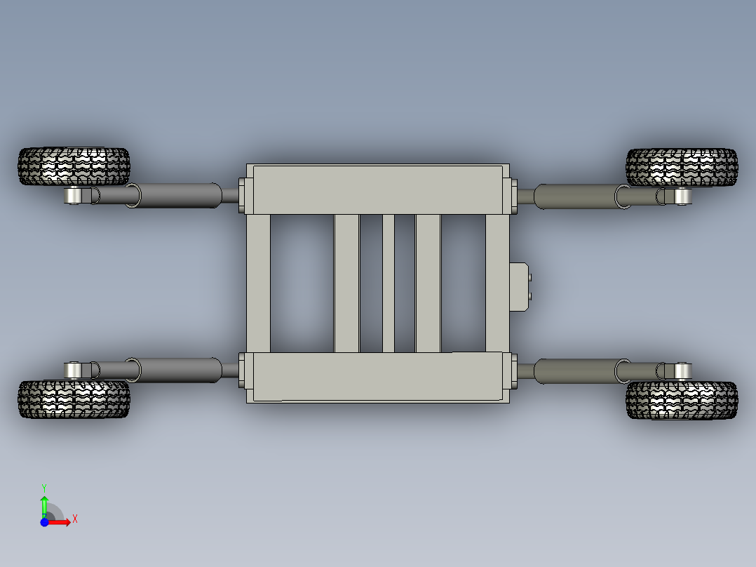 菊花茶采摘装置前视图
