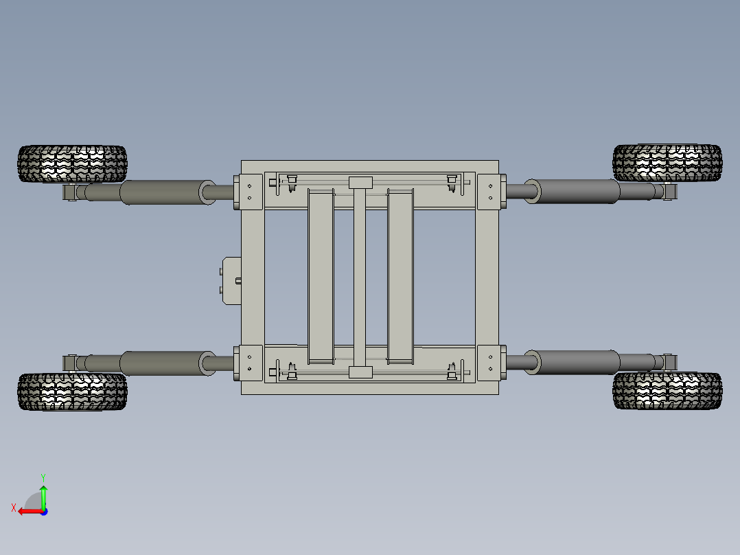 菊花茶采摘装置后视图