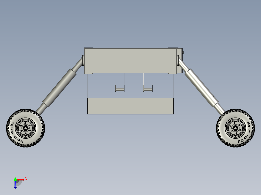 菊花茶采摘装置俯视图