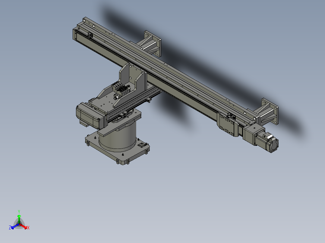 伺服方钢架子主视图