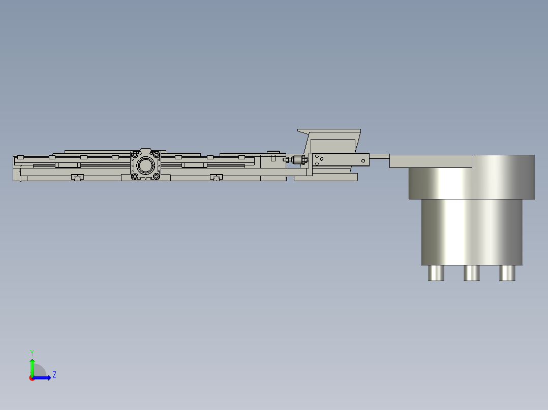 移料滑槽左视图