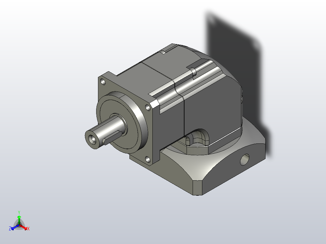 ZJGH060-L1 14-70-90-M5精密型ZJGH60转角行星减速机主视图