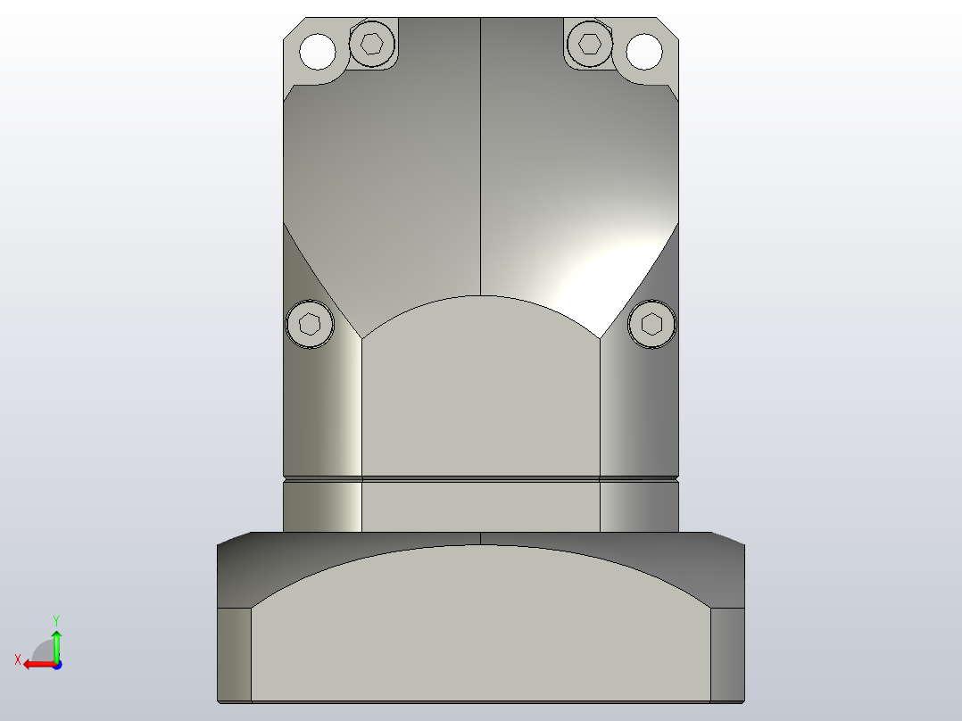 ZJGH060-L1 14-70-90-M5精密型ZJGH60转角行星减速机后视图