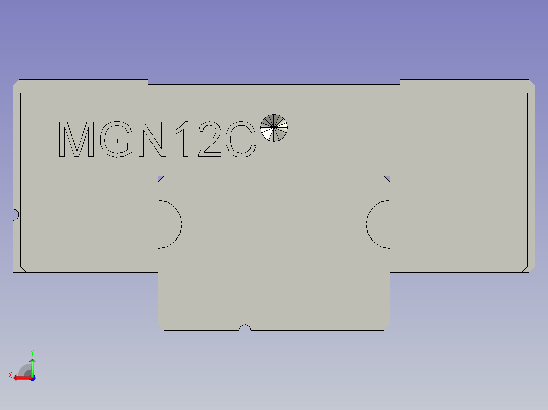MGN12C2R295Z0H-HIWIN直线导轨组件后视图