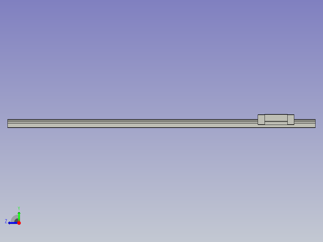 MGN12C2R295Z0H-HIWIN直线导轨组件右视图