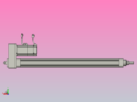 轻载电动缸TPA-ESR50-1610C-L600-MR-CB-W-P40-C3后视缩略图