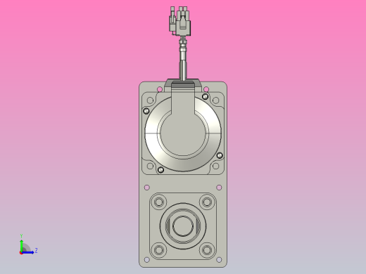 轻载电动缸TPA-ESR50-1610C-L600-MR-CB-W-P40-C3左视缩略图