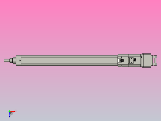 轻载电动缸TPA-ESR50-1610C-L600-MR-CB-W-P40-C3俯视缩略图