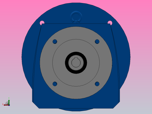 RF77ZP斜齿轮减速机RF77-10.88-M1-P90-Φ300后视缩略图