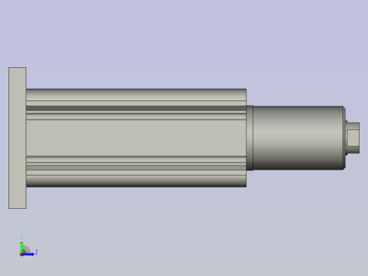 MKG32-30RZ-M9P旋转夹紧气缸左视缩略图