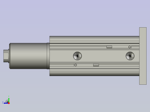 MKG32-30RZ-M9P旋转夹紧气缸右视缩略图