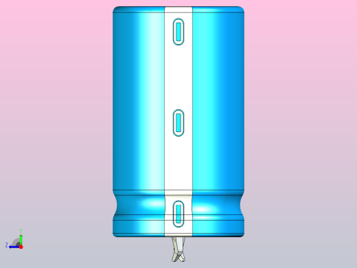 20x35蓝白底片电解电容器右视缩略图