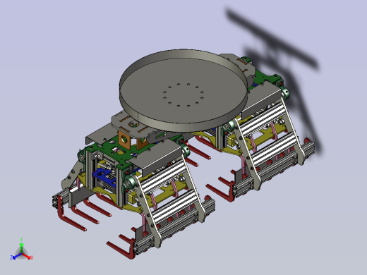 一款煤袋的双抓手设计