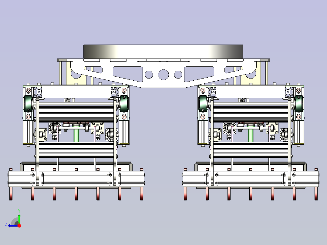 一款煤袋的双抓手设计右视图