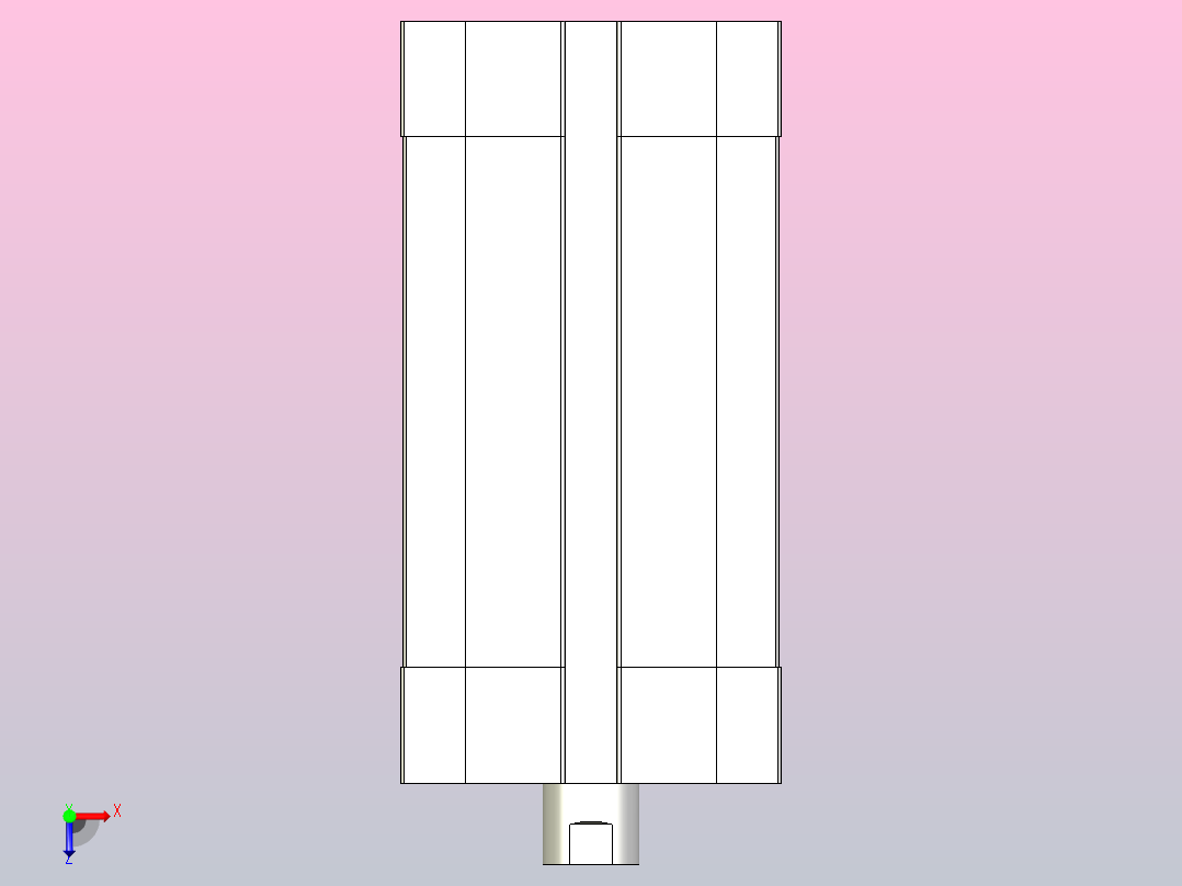 FESTO气缸ADN-25-40-I-P-A---_asm_3_俯视图