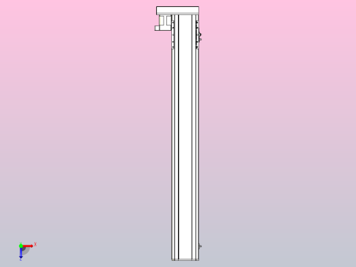 MTH14标准螺杆滑台[MTH14-L#-1000-BL-P20-C3]俯视缩略图