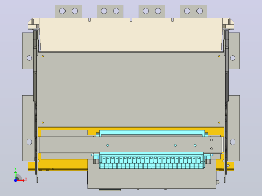 NA1-2000X-800～1600 4P抽屉万能式断路器三维模型202202前视缩略图