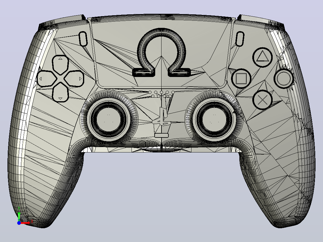 PlayStation 5 双摇杆控制器 PS5 14前视图