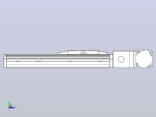 机器人皮带驱动直线轴TPA-GCB-150-P80-L200-QR-M75-N3左视缩略图