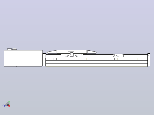 机器人皮带驱动直线轴TPA-GCB-150-P80-L200-QR-M75-N3右视缩略图