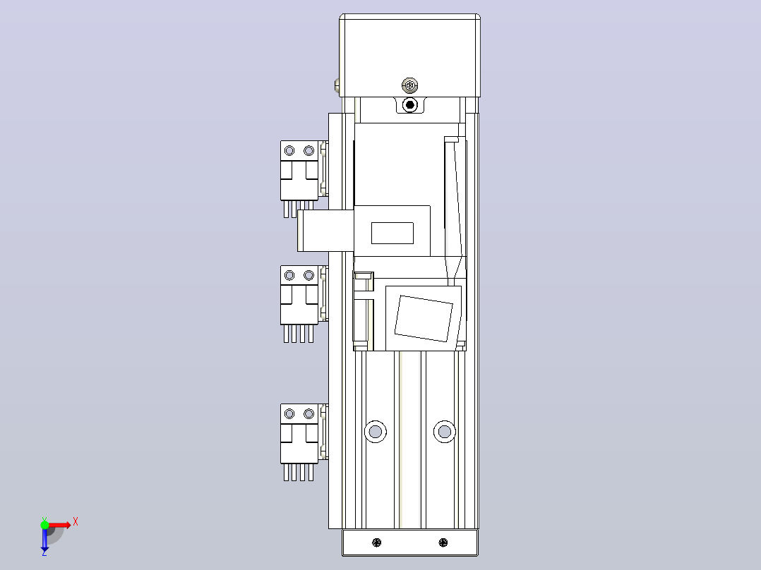 钢基模组TPA-KSR-5002C-150A1-MU-H1S2俯视图