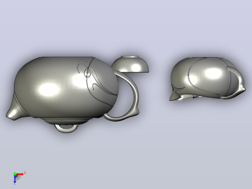 茶壶、茶杯、茶勺俯视缩略图