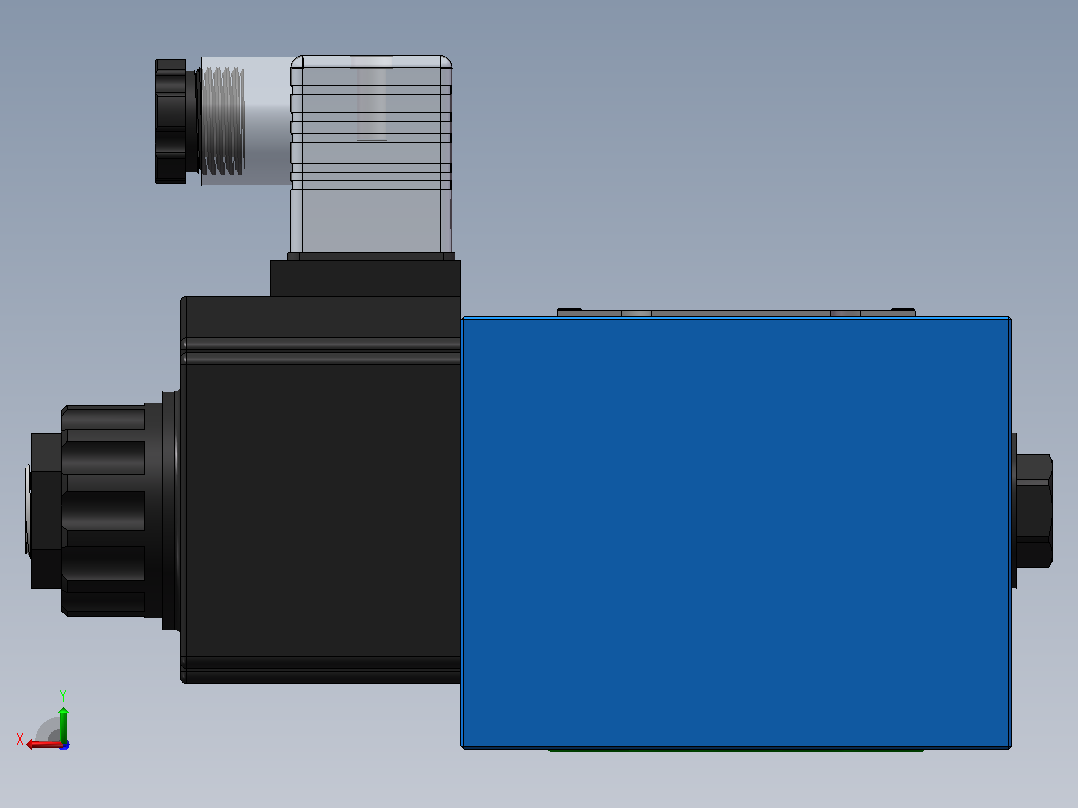 WE10B 电磁换向阀220V后视图