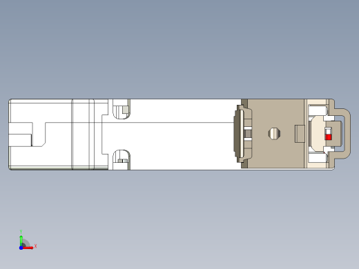 NB8-63H 1P小型断路器三维模型202307前视缩略图