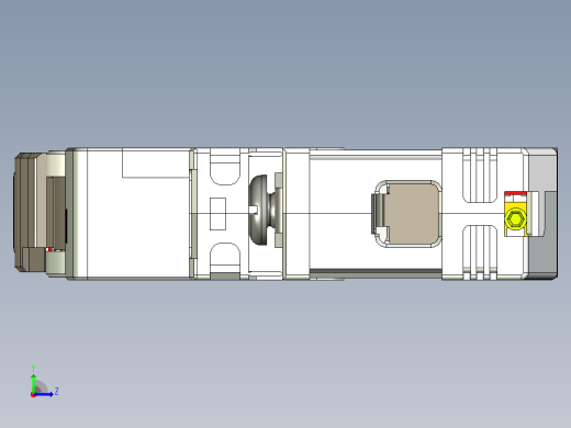NB8-63H 1P小型断路器三维模型202307左视缩略图