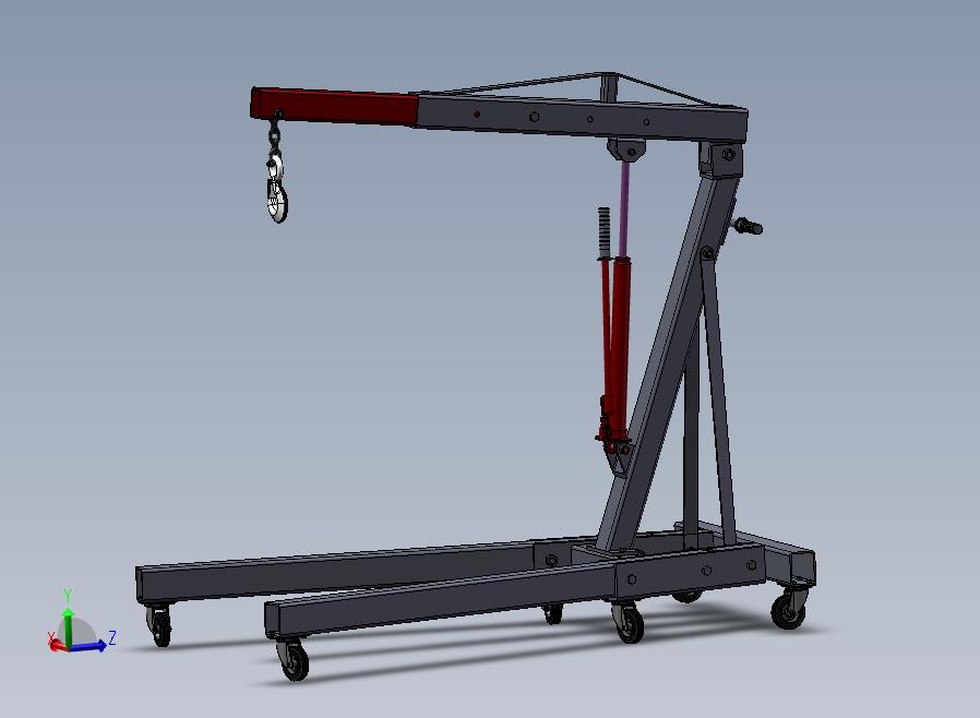 B09-单臂液压吊车