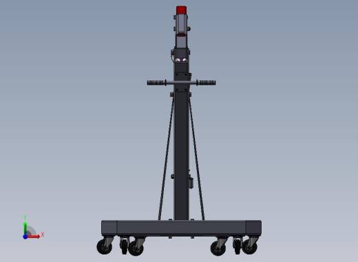 B09-单臂液压吊车前视缩略图