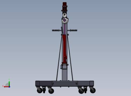 B09-单臂液压吊车后视缩略图